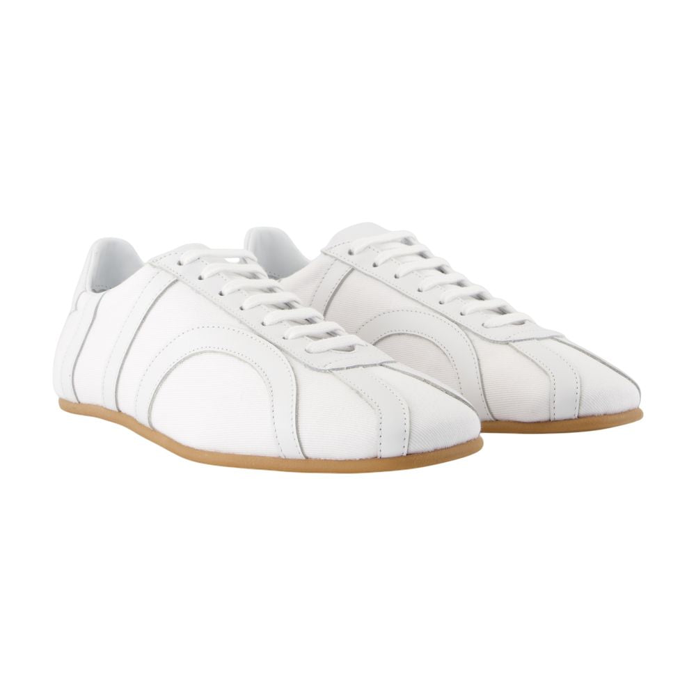Women's Sneakers - TOTEME - Cotton - White
