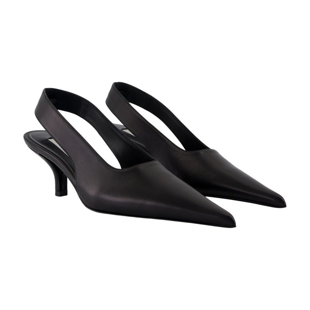 Women's Slingbacks - TOTEME - Leather - Black