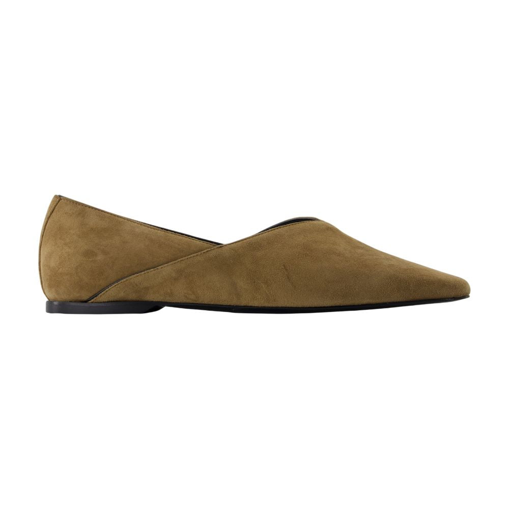 Women's Everyday Sandals - TOTEME - Leather - Green