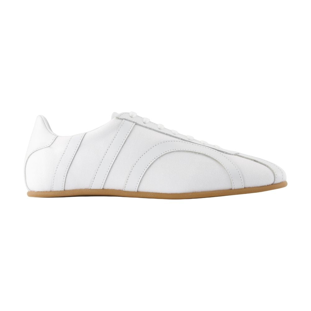 Women's Sneakers - TOTEME - Cotton - White