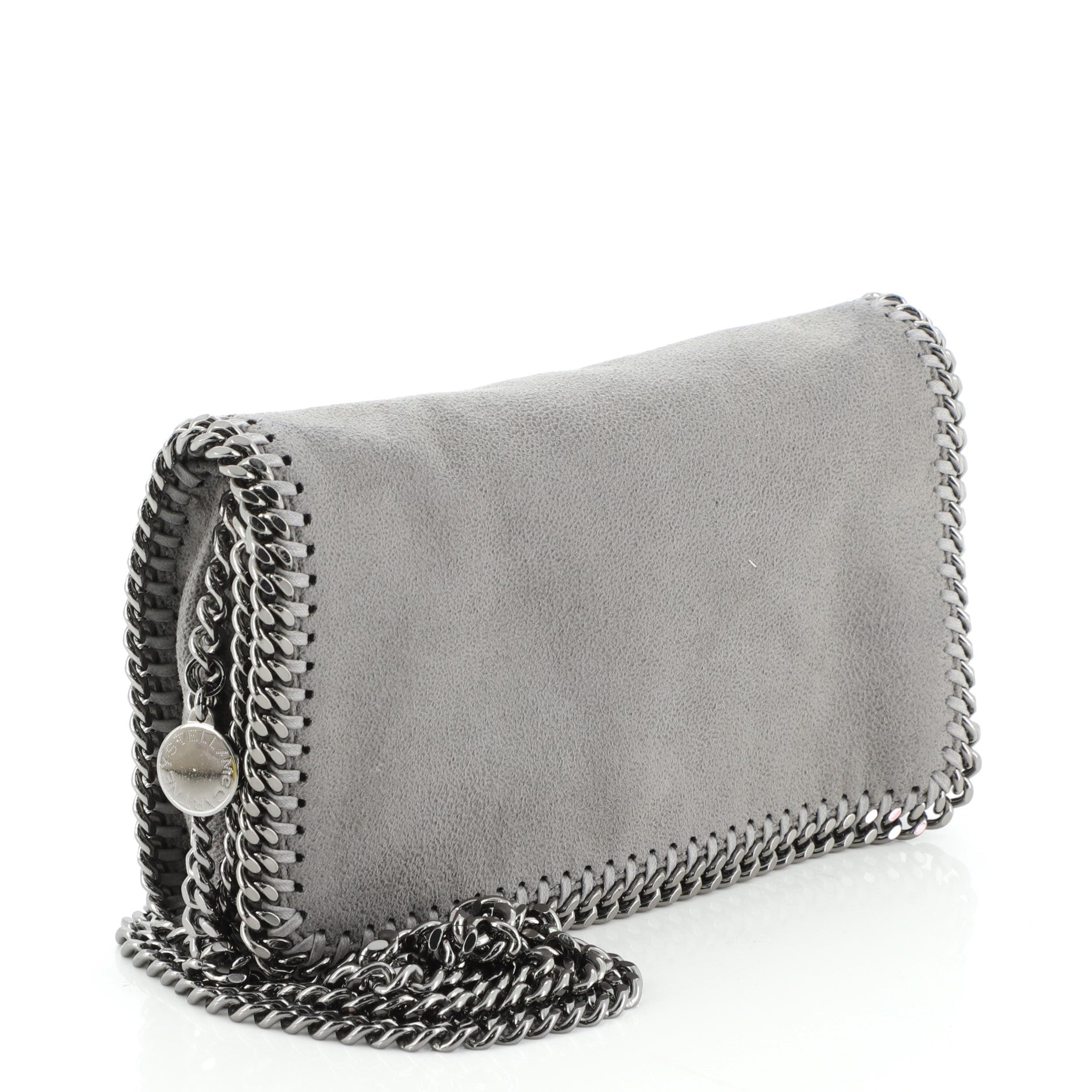 Falabella Flap Crossbody Bag Quilted Shaggy Deer Mini