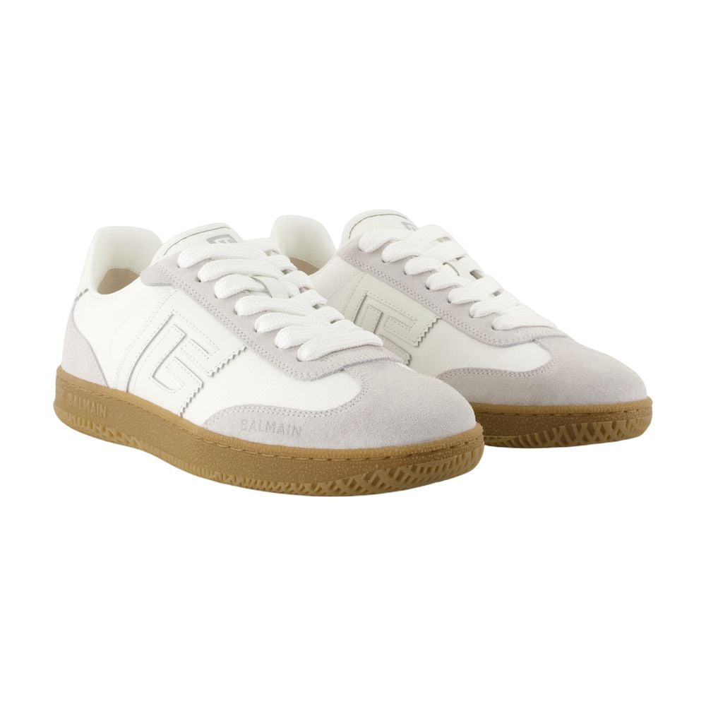 Women's Swan Sneakers - Balmain - Leather - White
