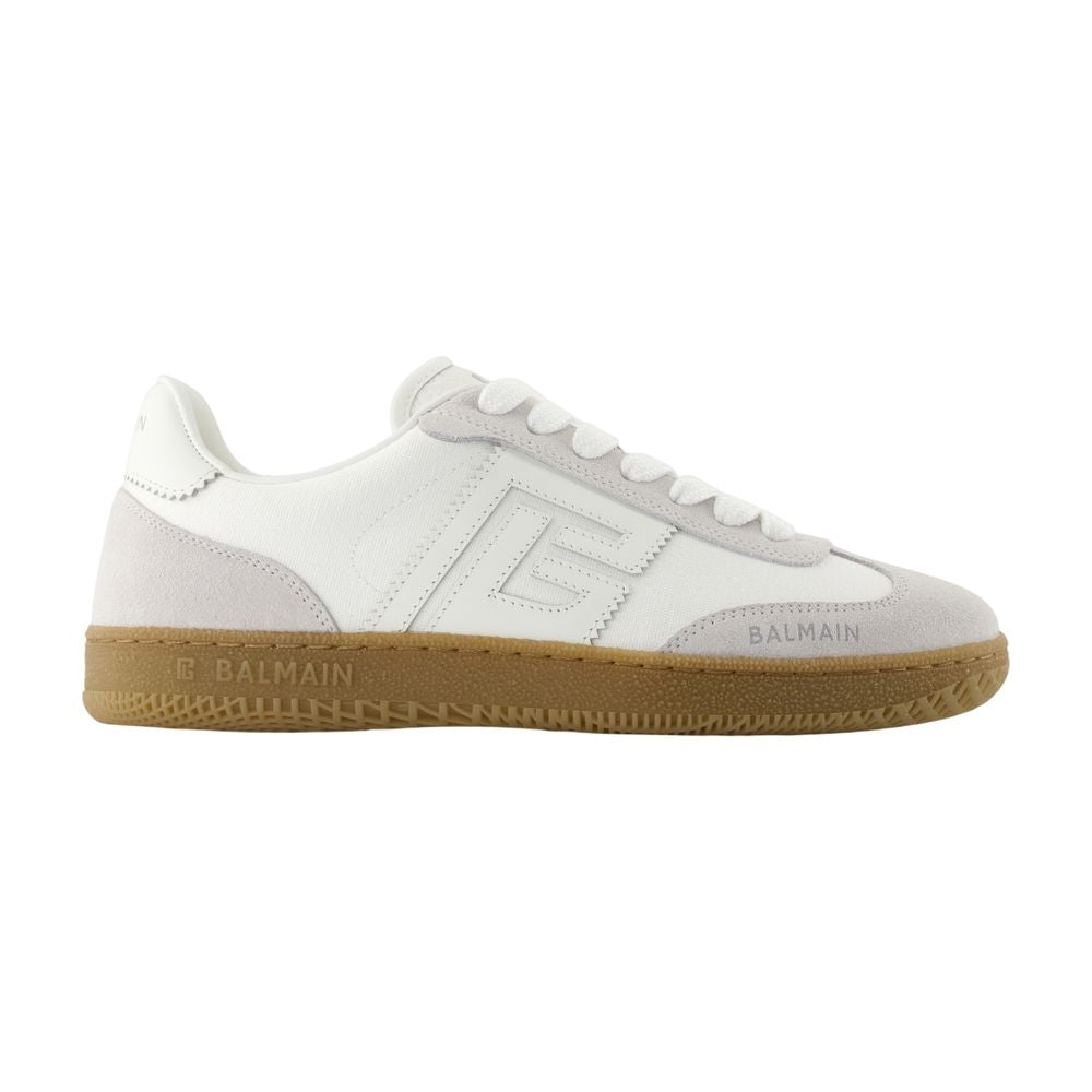 Women's Swan Sneakers - Balmain - Leather - White