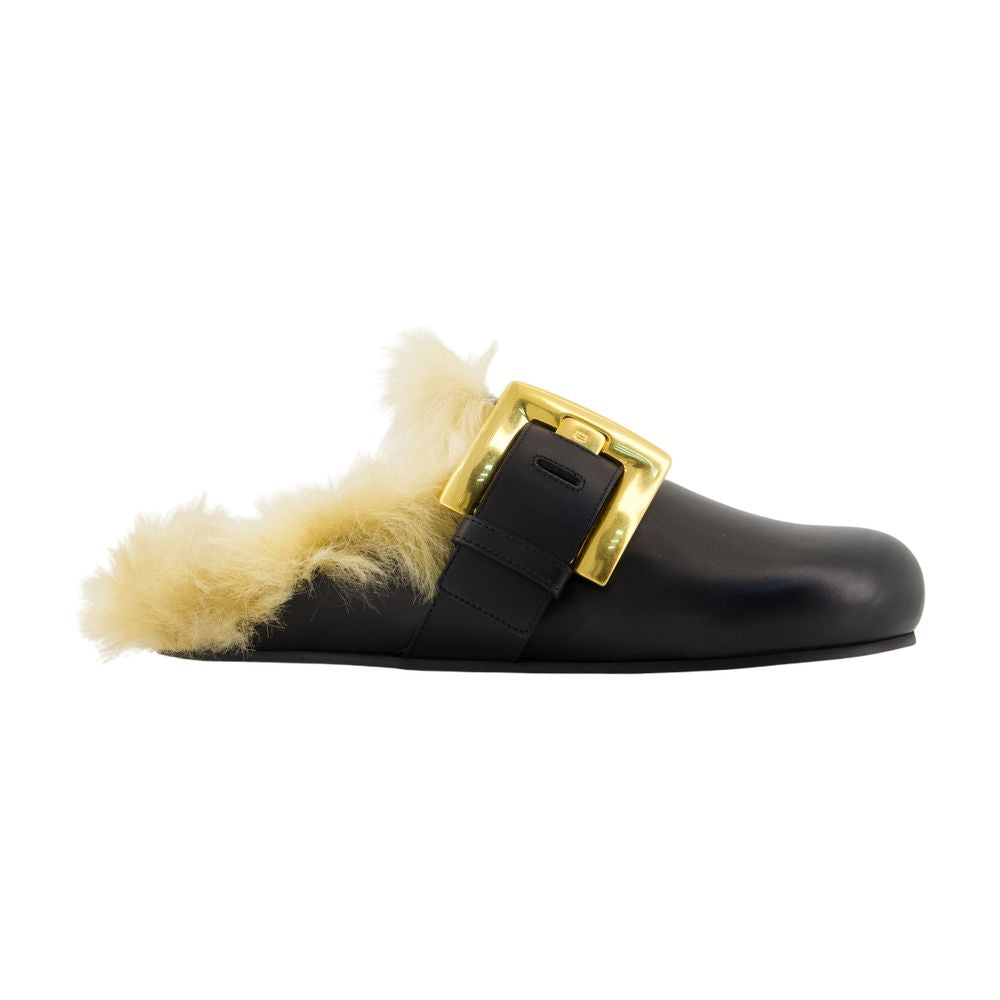 Women's Anthem Mules - Balmain - Leather - Black
