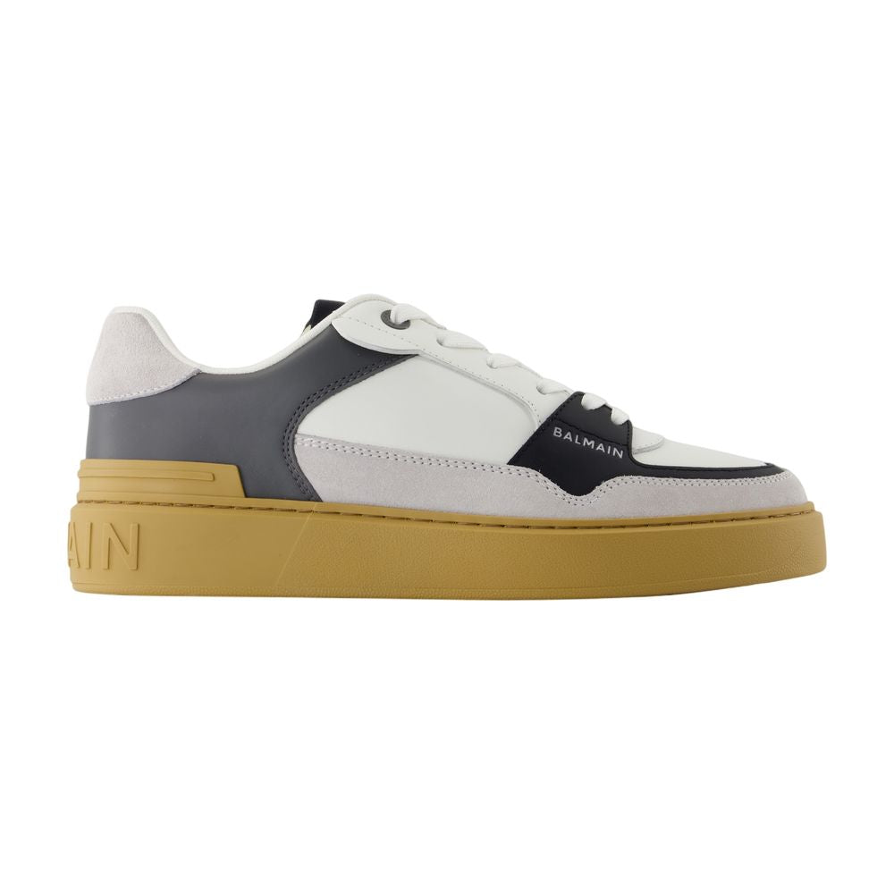 Women's B-Court Flip Sneakers - Balmain - Leather - Grey