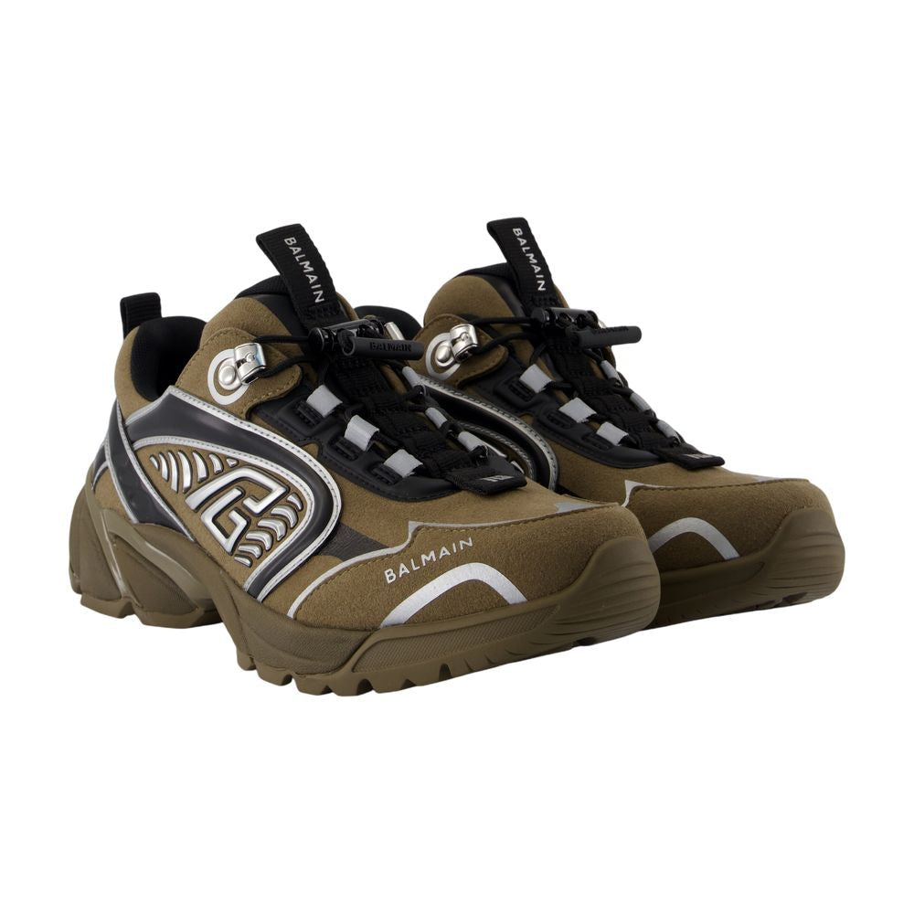 Women's Cosmic Dust sneakers - Balmain - Leather - Khaki