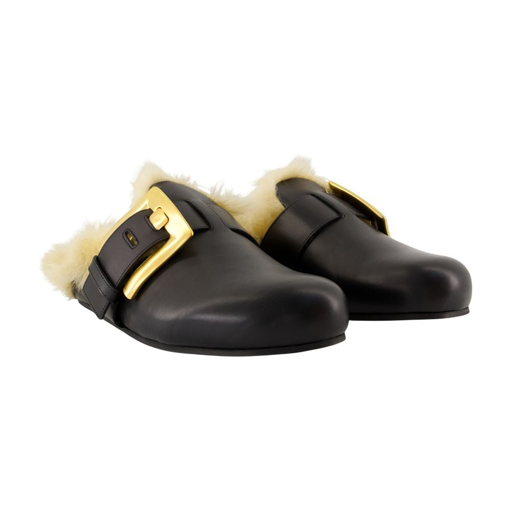Women's Anthem Mules - Balmain - Leather - Black