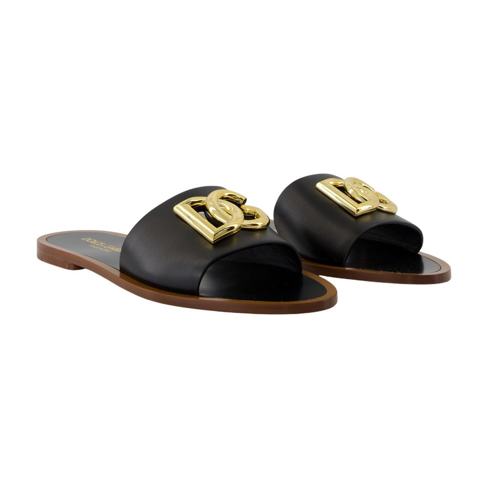 Women's Gruppo 53 Sandals - Dolce&Gabbana - Leather - Black