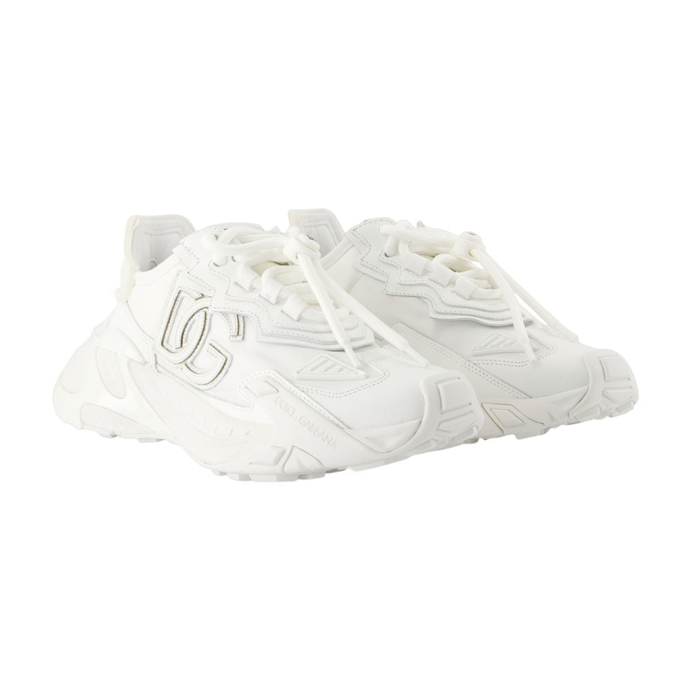 Women's Fast Sneakers - Dolce&Gabbana - Rayon - White
