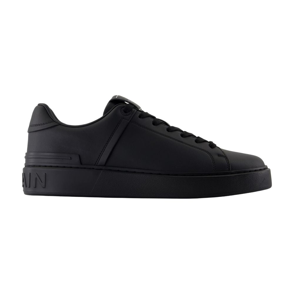 Women's B-Court Sneakers - Balmain - Leather - Black