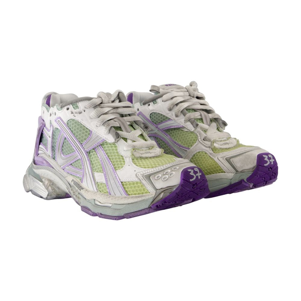 Women's Runner Sneakers - Balenciaga - Synthetic - White
