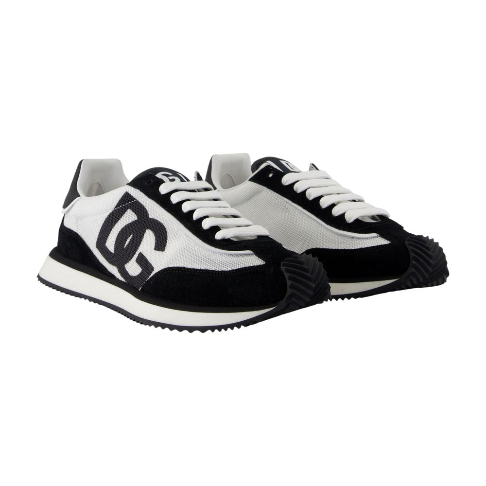 Women's Sneakers Cushion - Dolce&Gabbana - Leather - White