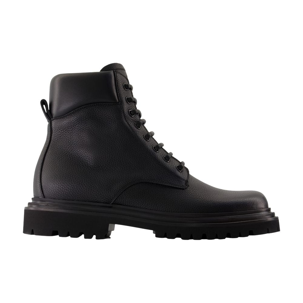 Women's Day Classic Hammer Ankle Boots - Dolce&Gabbana - Leather - Black