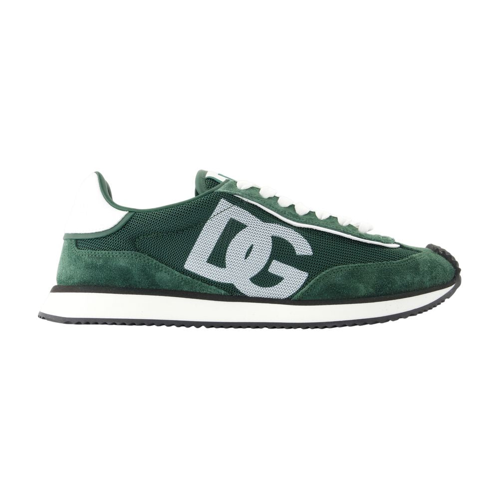 Women's Cushion Sneakers - Dolce&Gabbana - Leather - Green