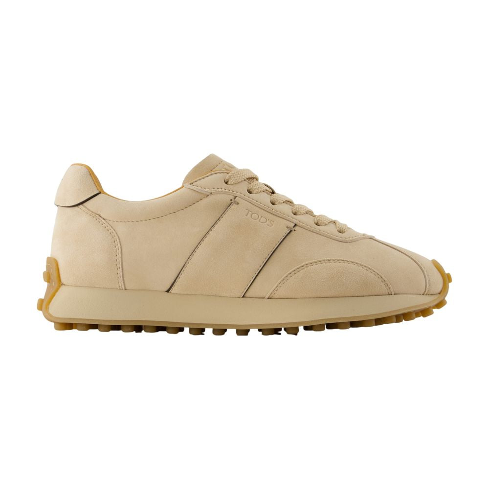 Women's T Vintage Sneakers - Tod's - Leather - Beige