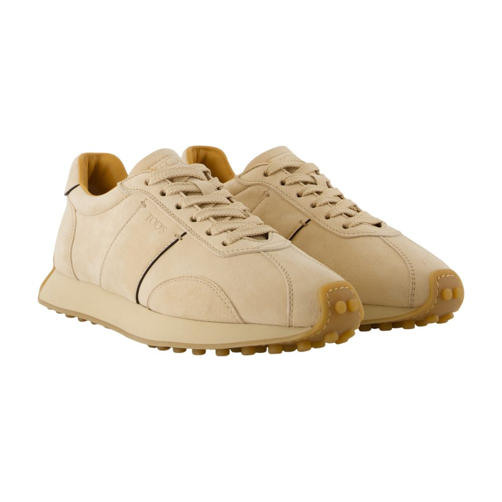 Women's T Vintage Sneakers - Tod's - Leather - Beige