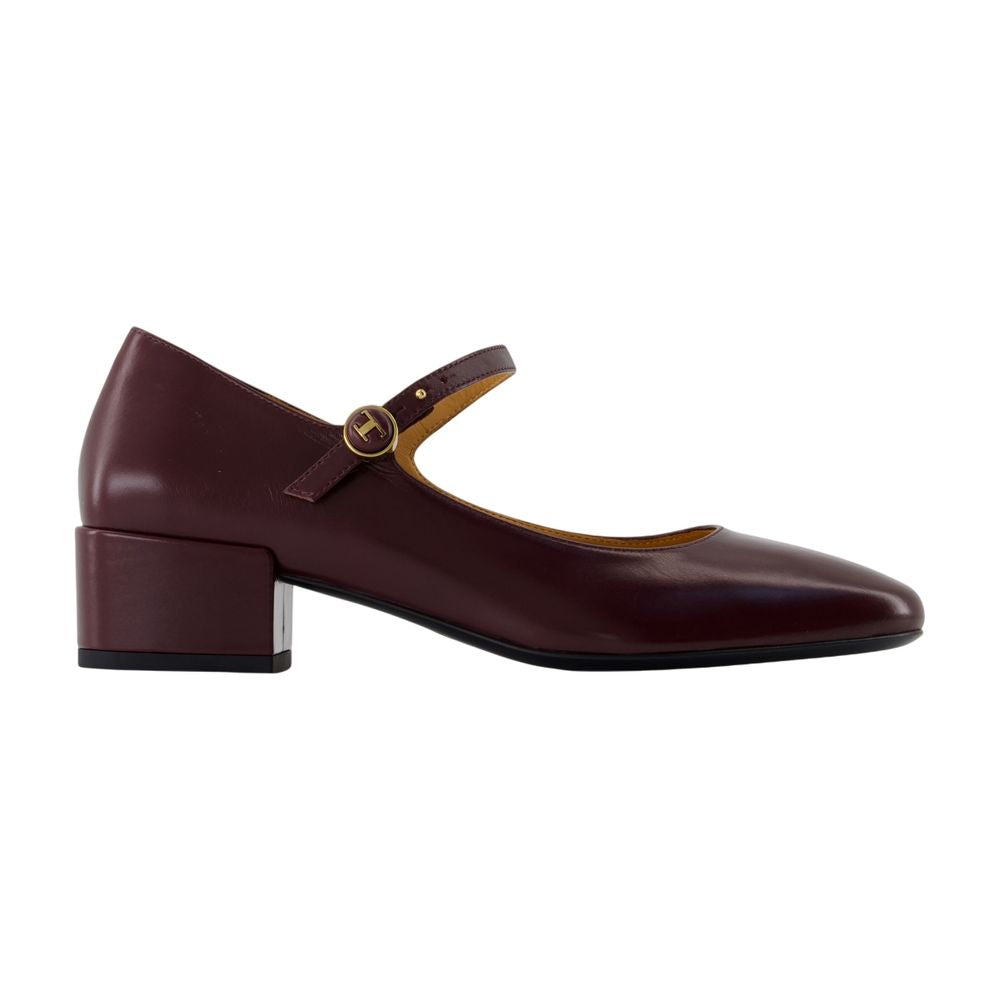 Women's Mary Janes - Tod's - Leather - Bordeaux