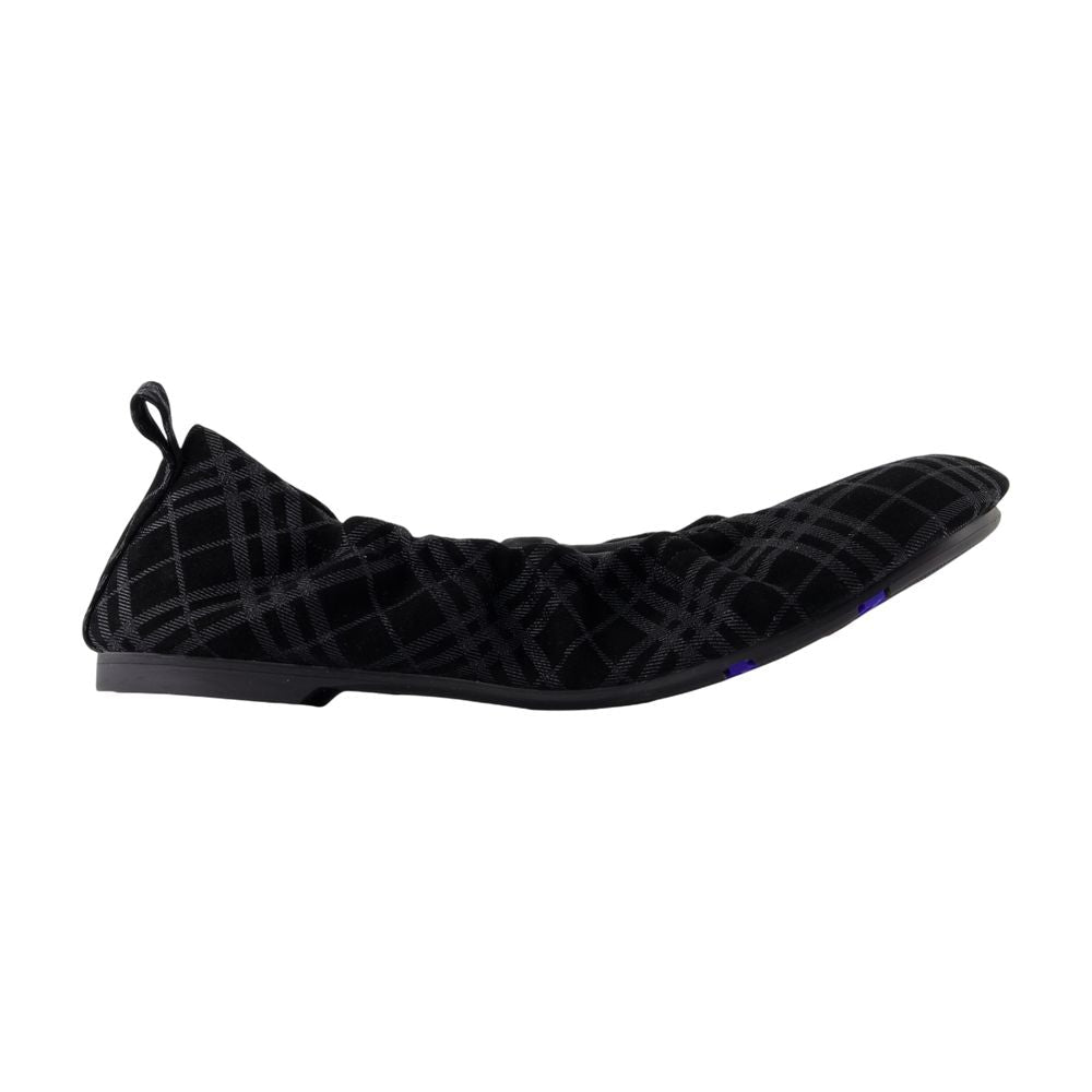 Women's Baby Ballerinas - Burberry - Leather - Black