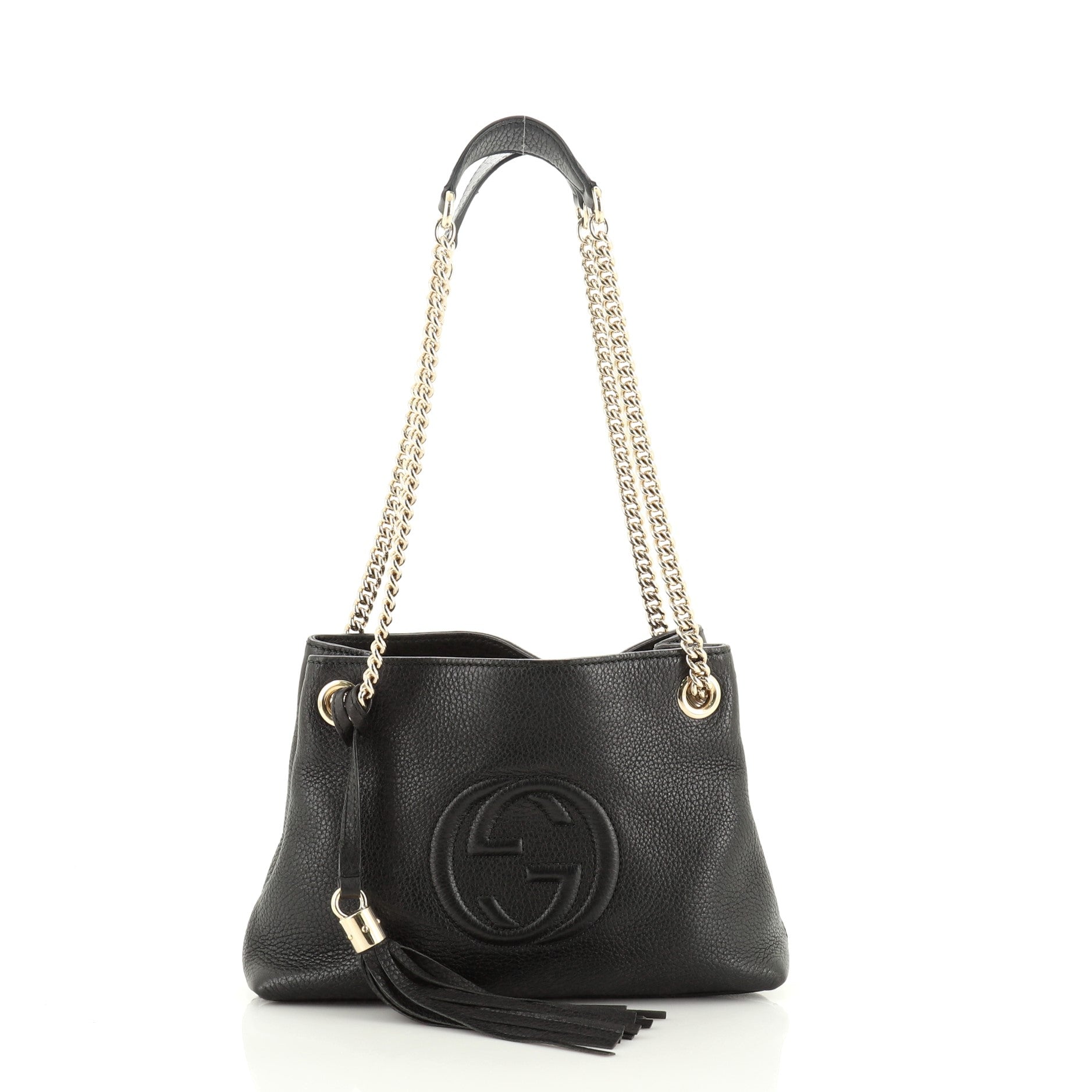 Soho Chain Strap Shoulder Bag Leather Mini
