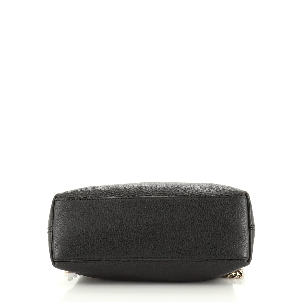 Soho Chain Strap Shoulder Bag Leather Mini