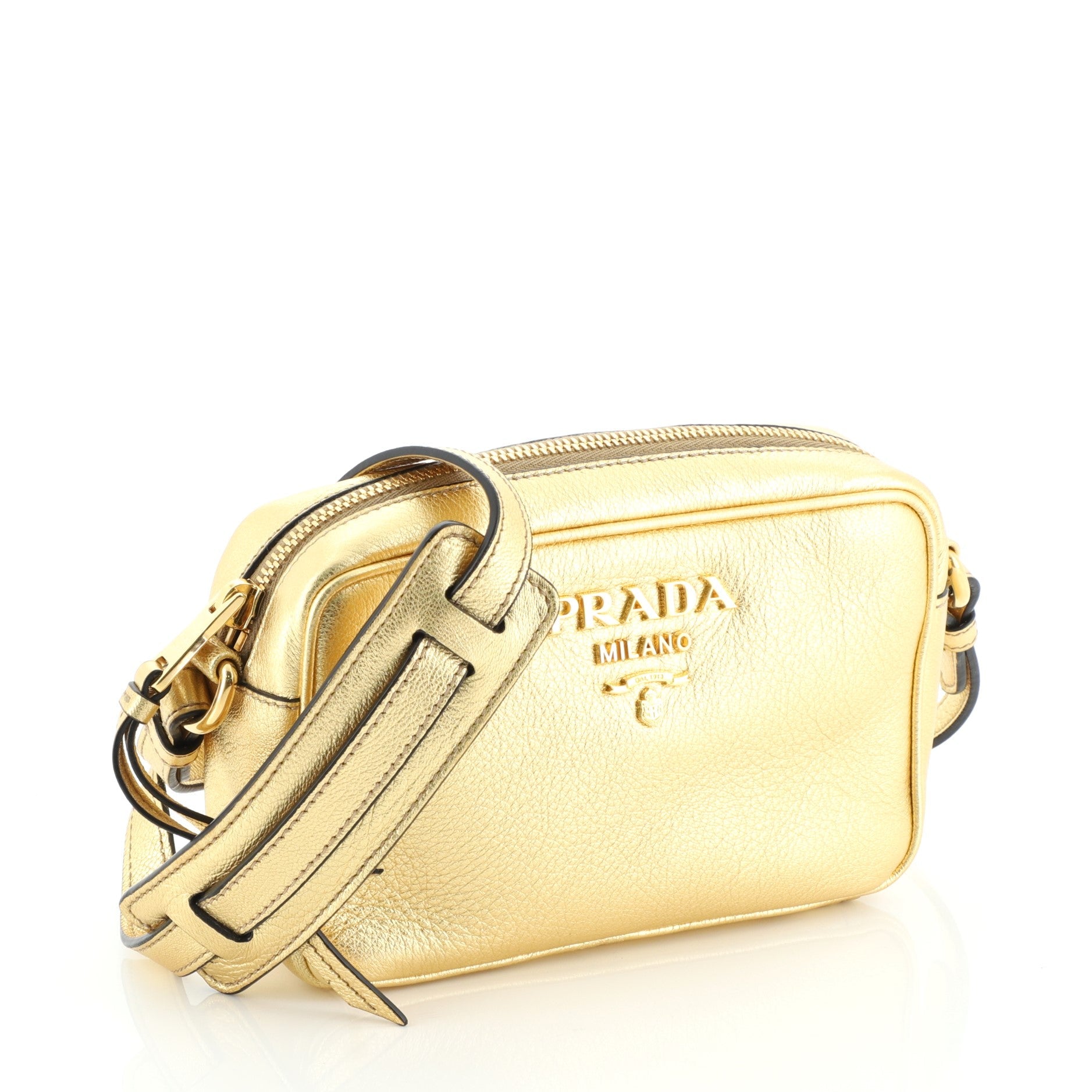 Zip Crossbody Bag Vitello Daino Mini
