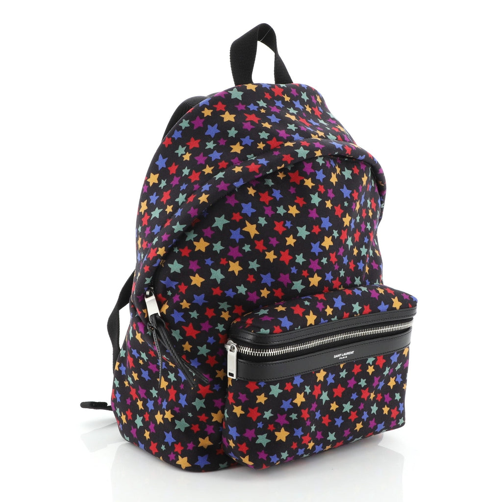 City Backpack Printed Canvas Mini