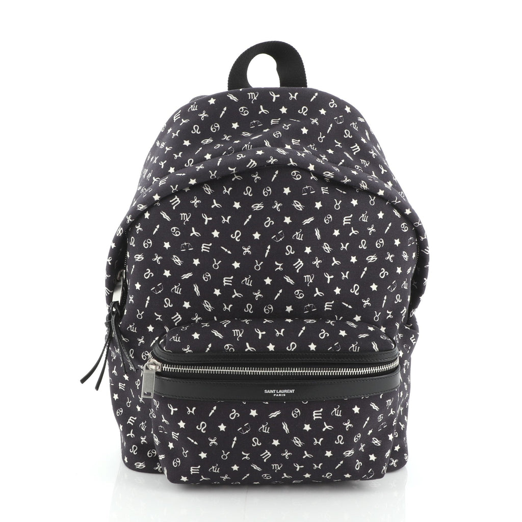 City Backpack Printed Canvas Mini