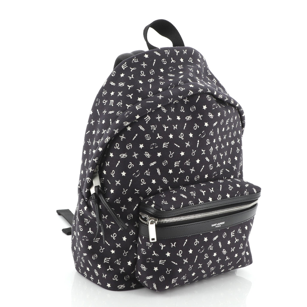 City Backpack Printed Canvas Mini
