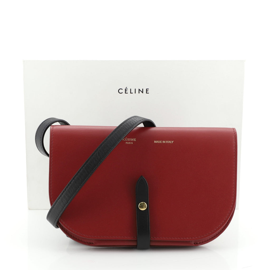 Multifunction Strap Clutch Leather