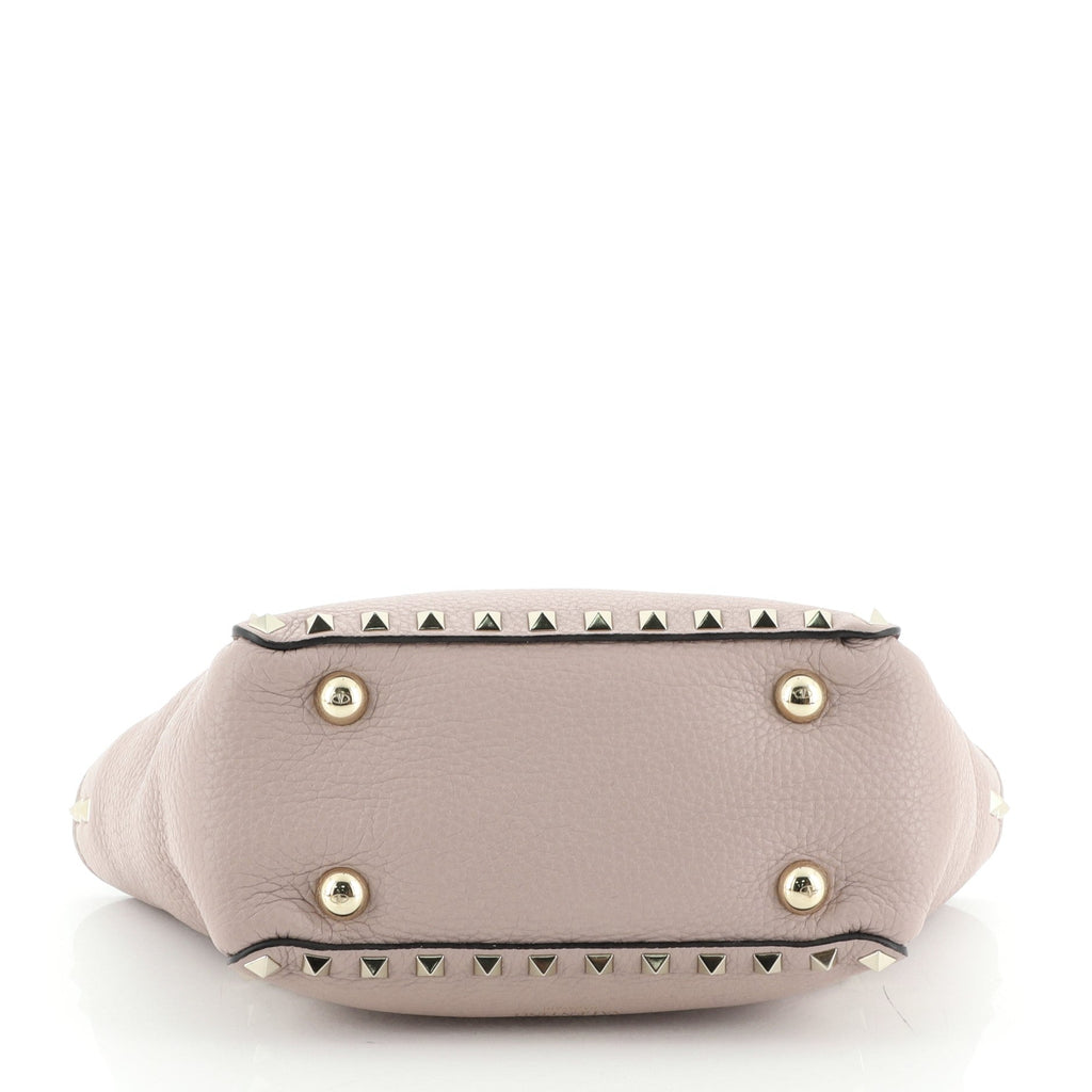 Rockstud Tote Pebbled Leather Mini