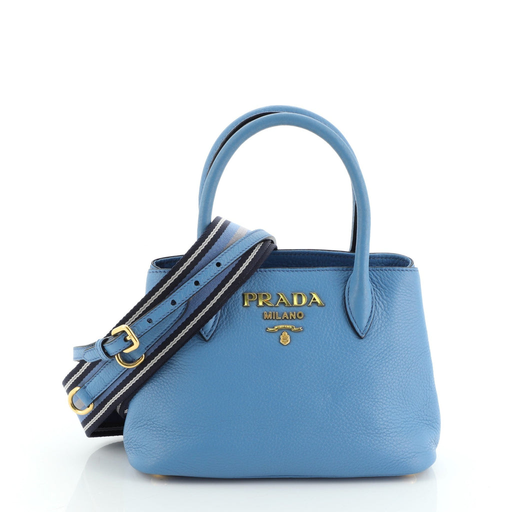 Dual Strap Convertible Open Tote Vitello Daino Mini