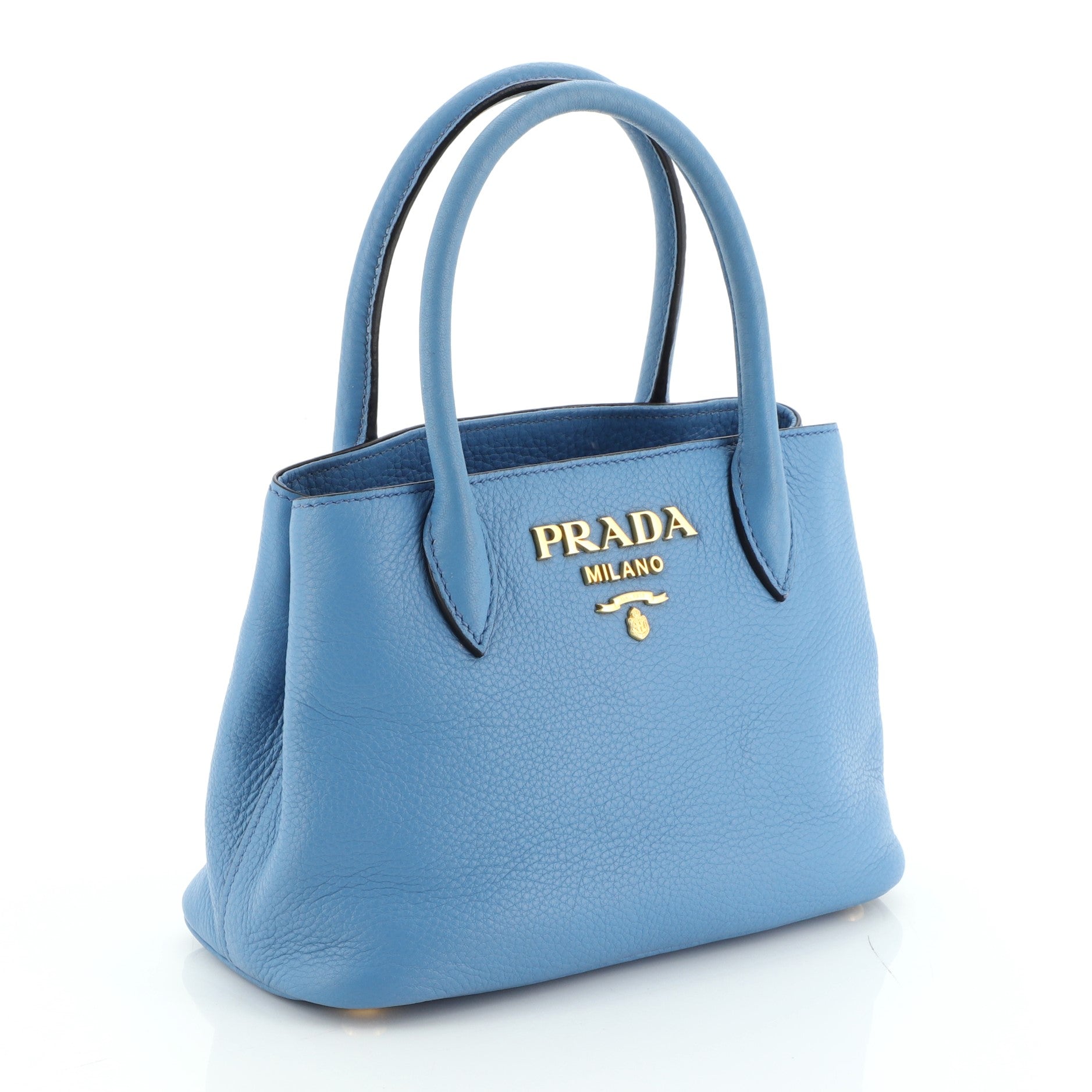 Dual Strap Convertible Open Tote Vitello Daino Mini