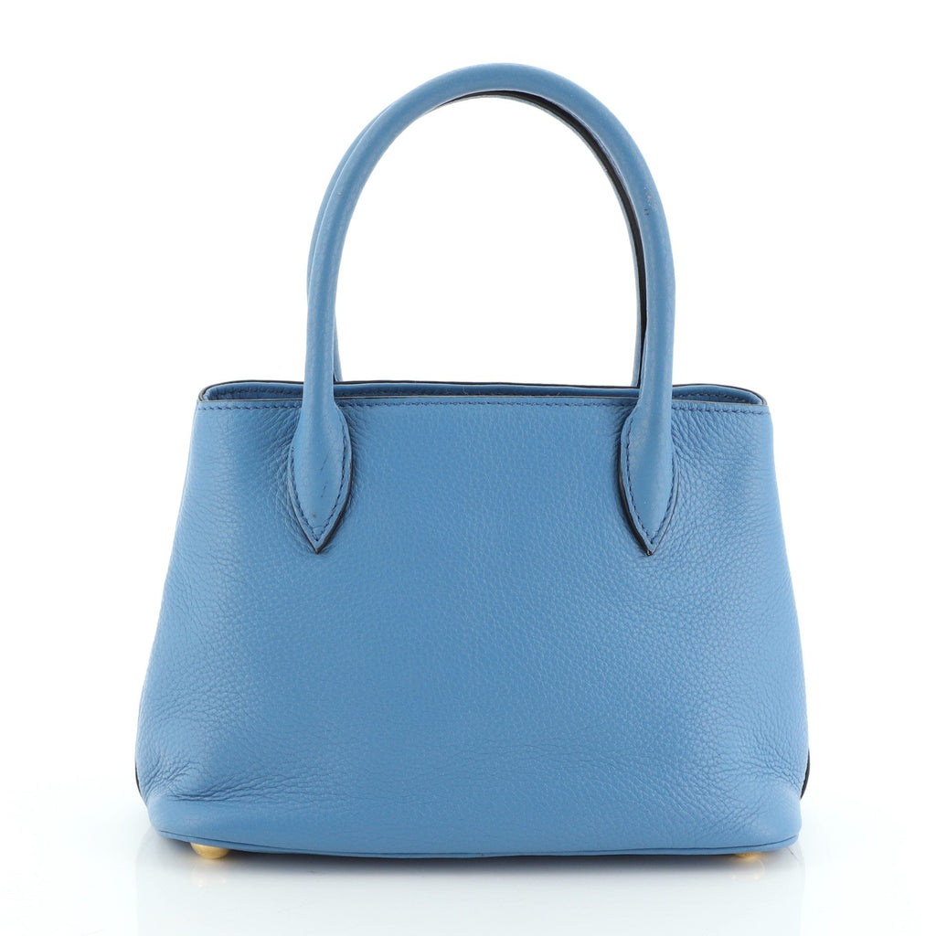 Dual Strap Convertible Open Tote Vitello Daino Mini