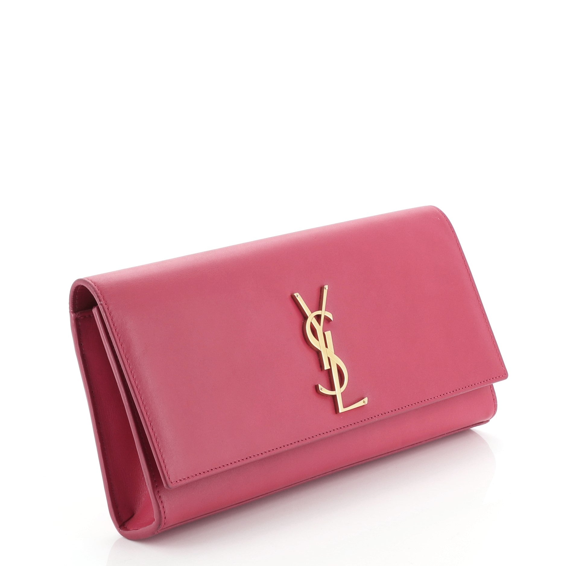 Classic Monogram Clutch Leather Long