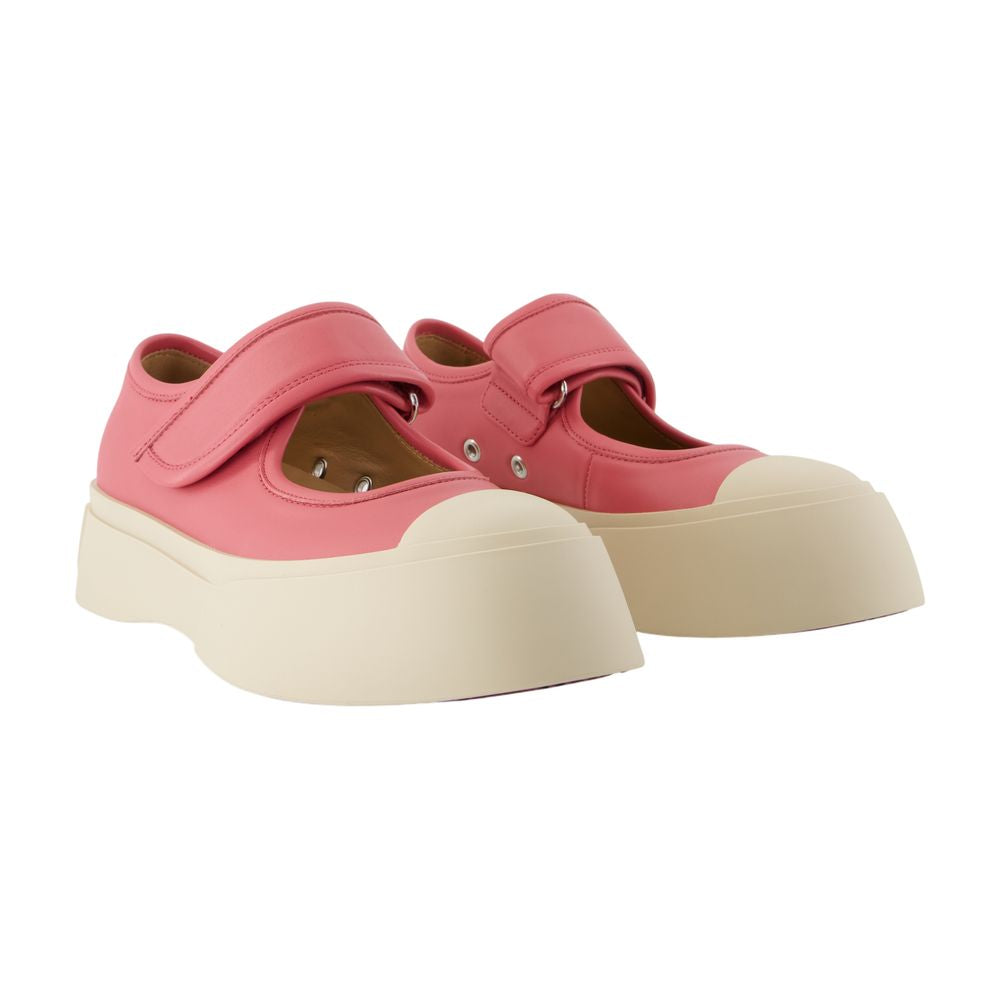 Women's Mary Jane Ballerinas - Marni - Leather - Pink