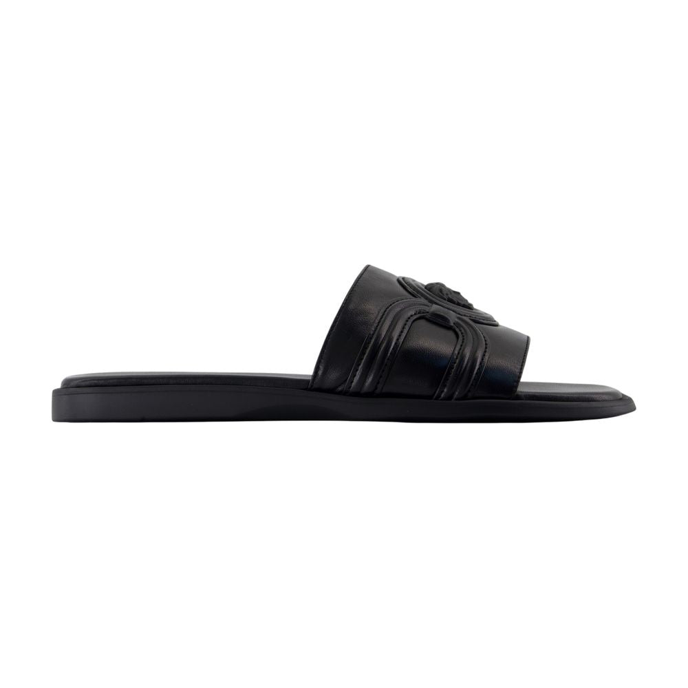 Women's Sandals - Versace - Leather - Black