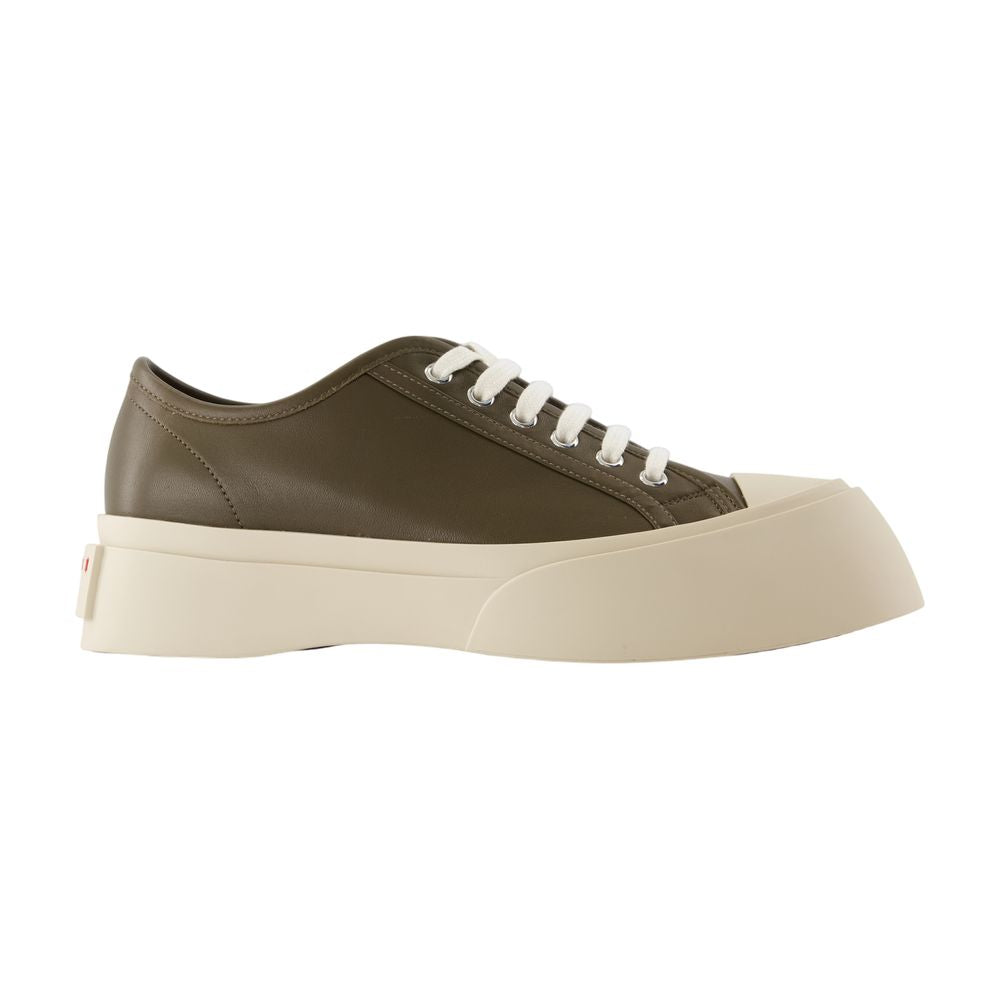 Women's Sneakers - Marni - Leather - Green