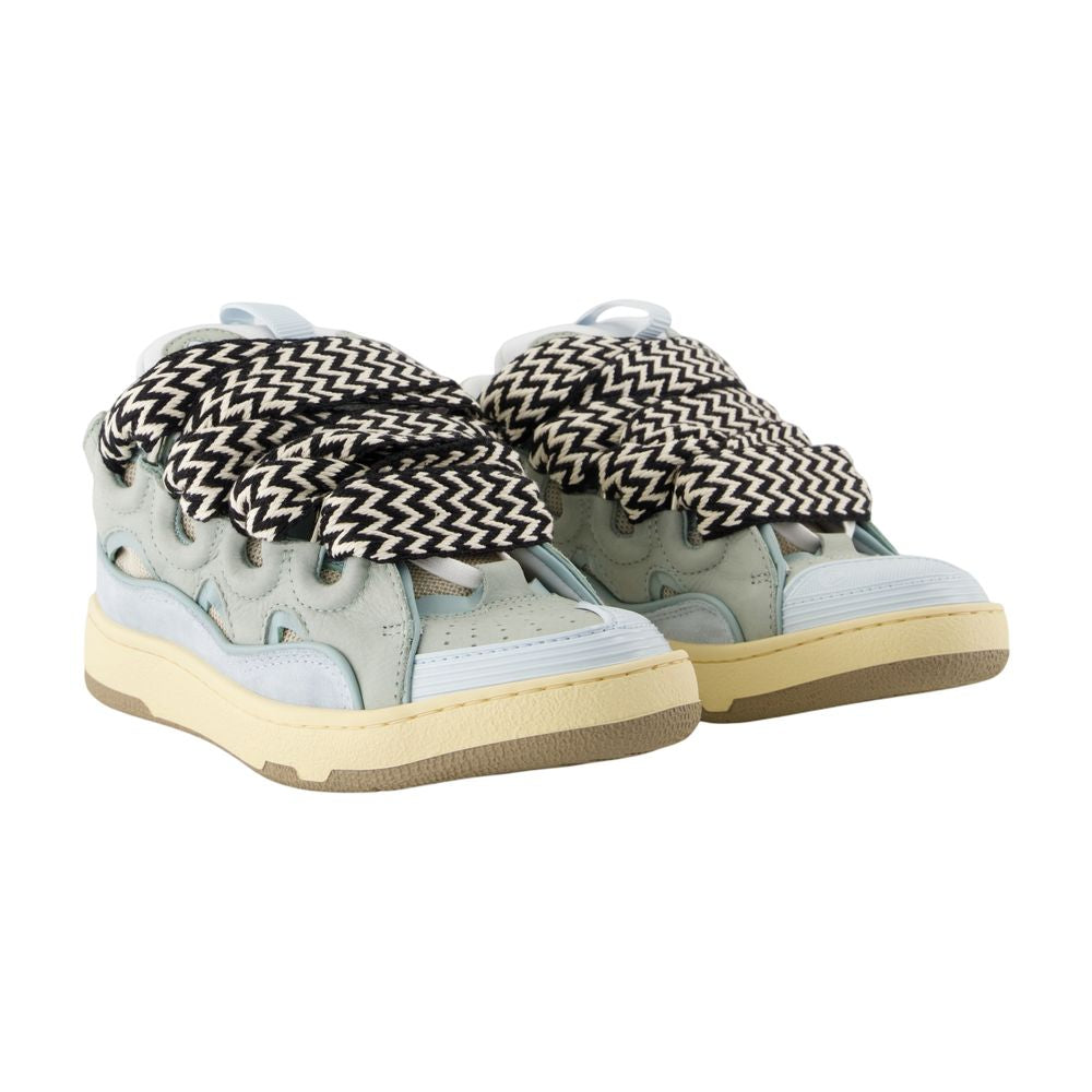 Women's Curb Sneakers - Lanvin - Synthetic - Blue