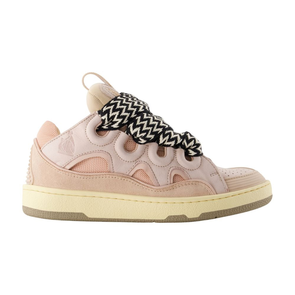 Women's Curb Sneakers - Lanvin - Synthetic - Pink