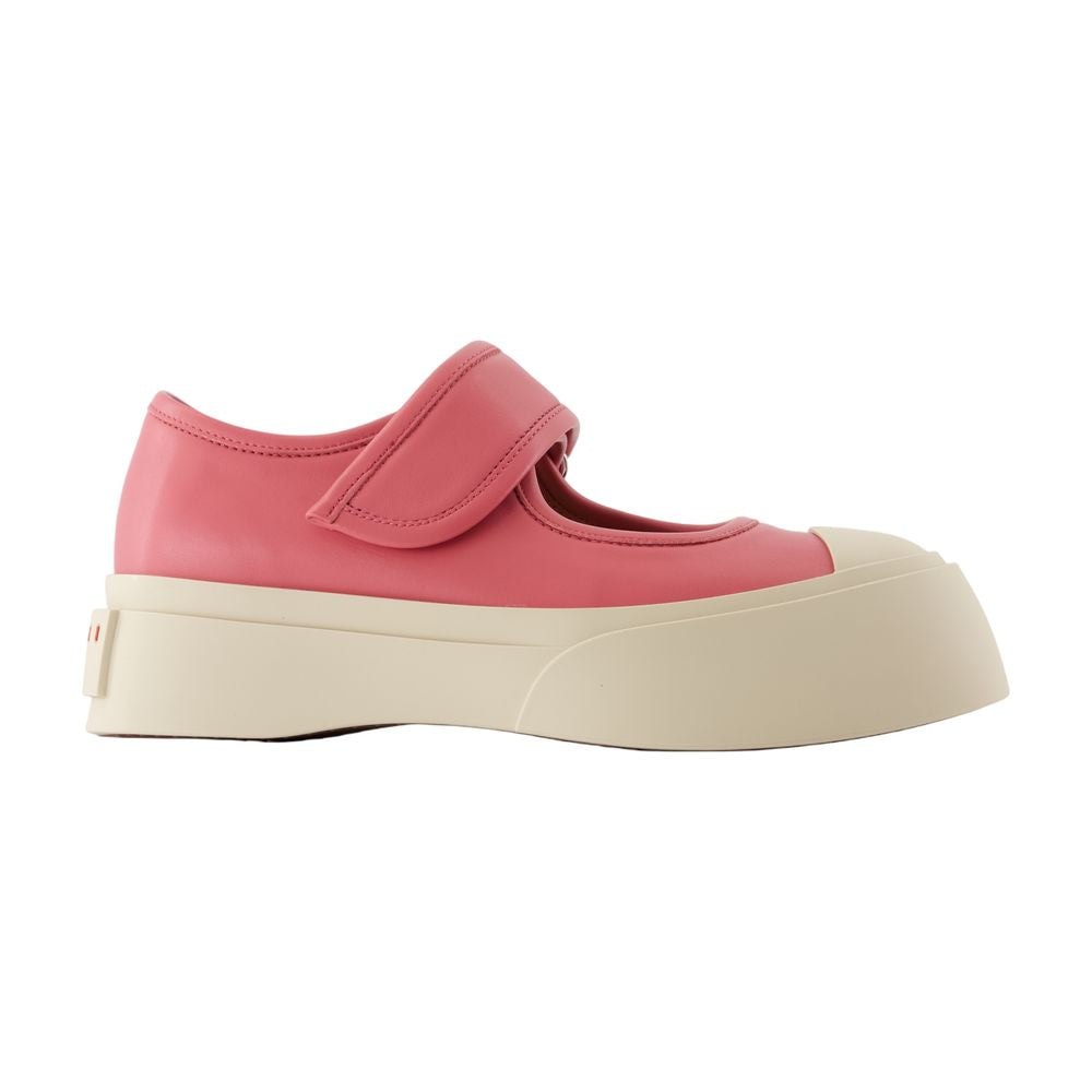 Women's Mary Jane Ballerinas - Marni - Leather - Pink