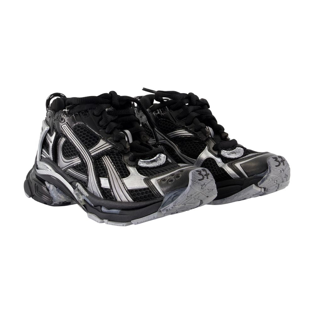 Women's Runner Sneakers - Balenciaga - Synthetic - Black