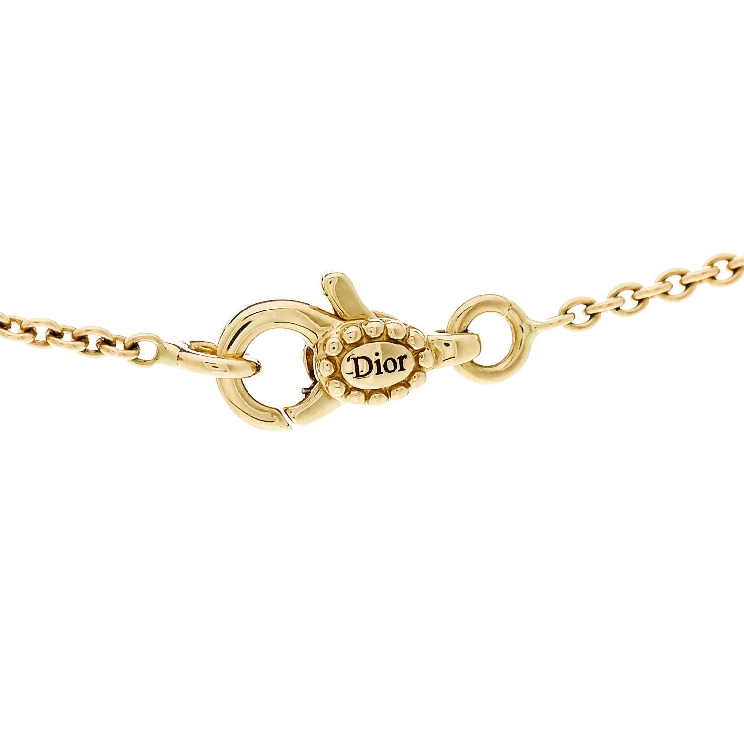18K Yellow Gold Diamond Mother of Pearl Rose Des Vents Heart Necklace