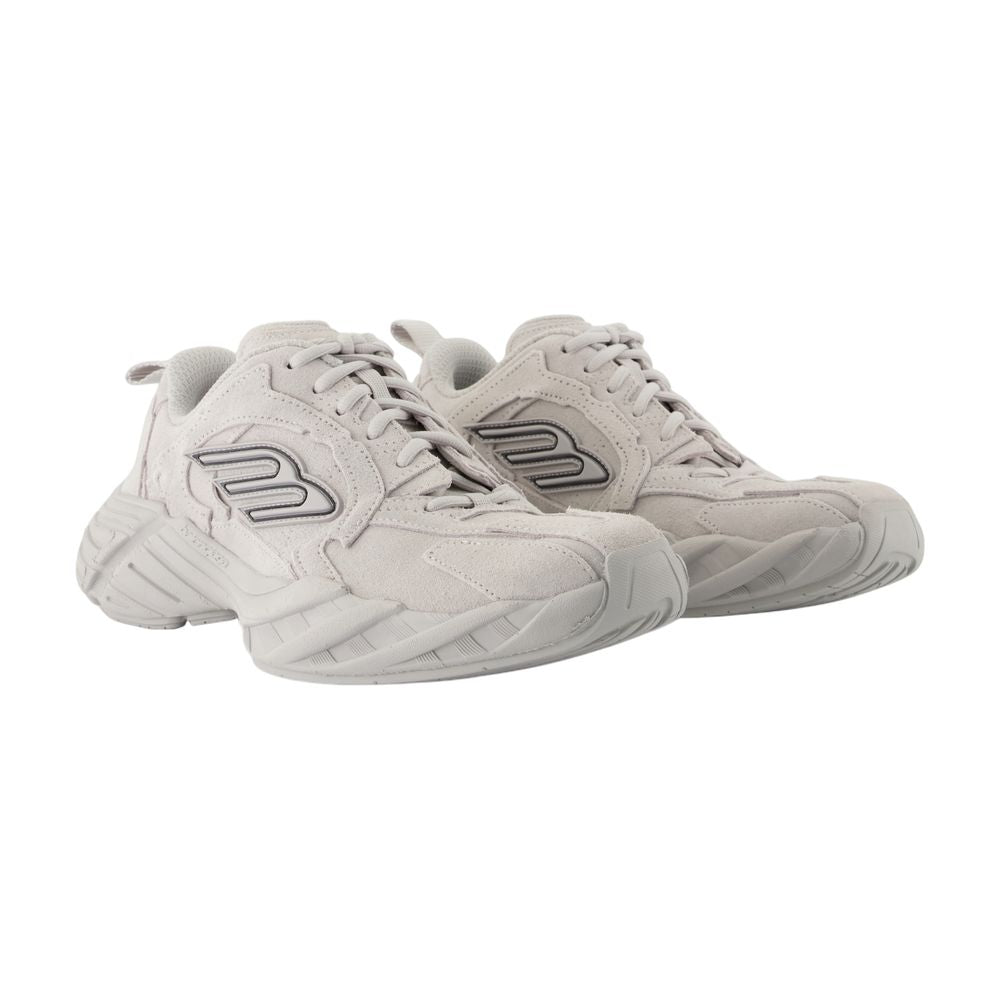 Women's Monday Sneakers - Balenciaga - Leather - Grey