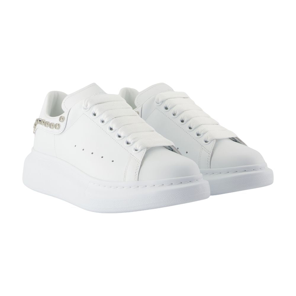 Women's Oversized Sneakers - Alexander McQueen - Leather - White