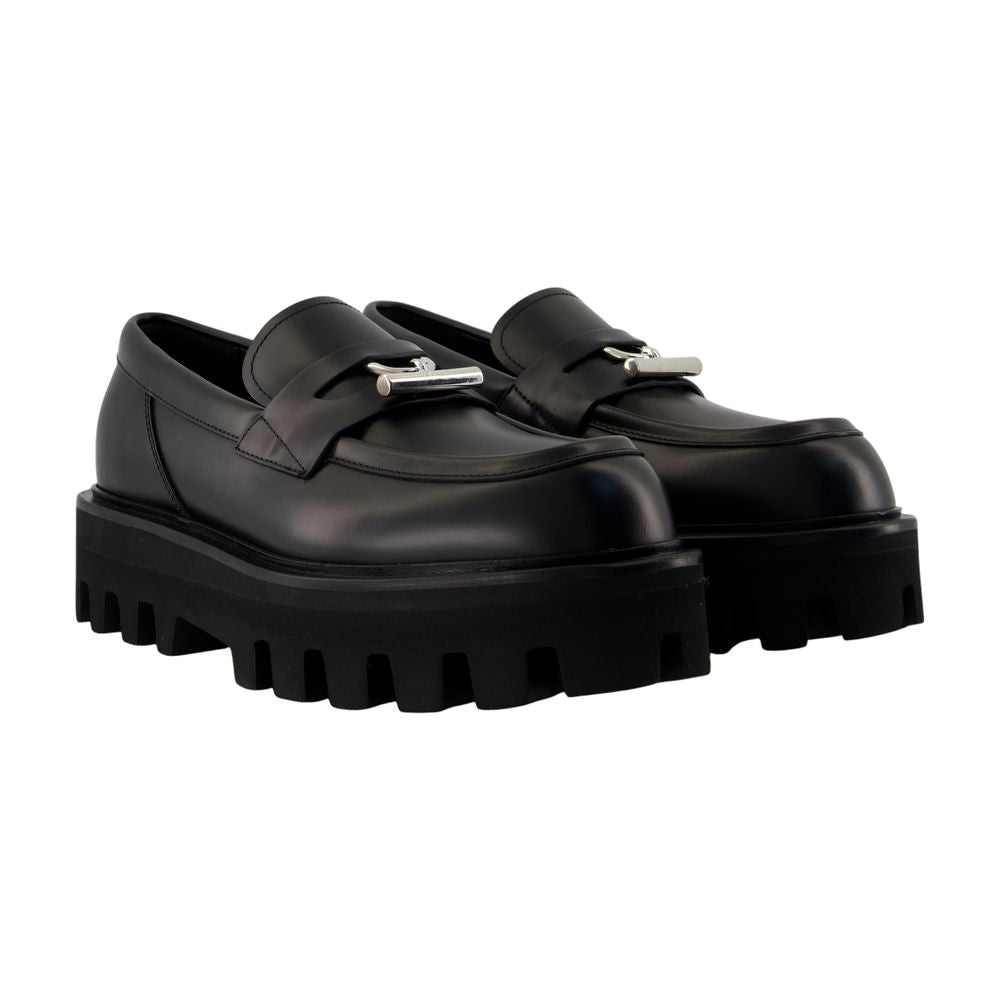 Women's Loafers - Alexander McQueen - Leather - Black