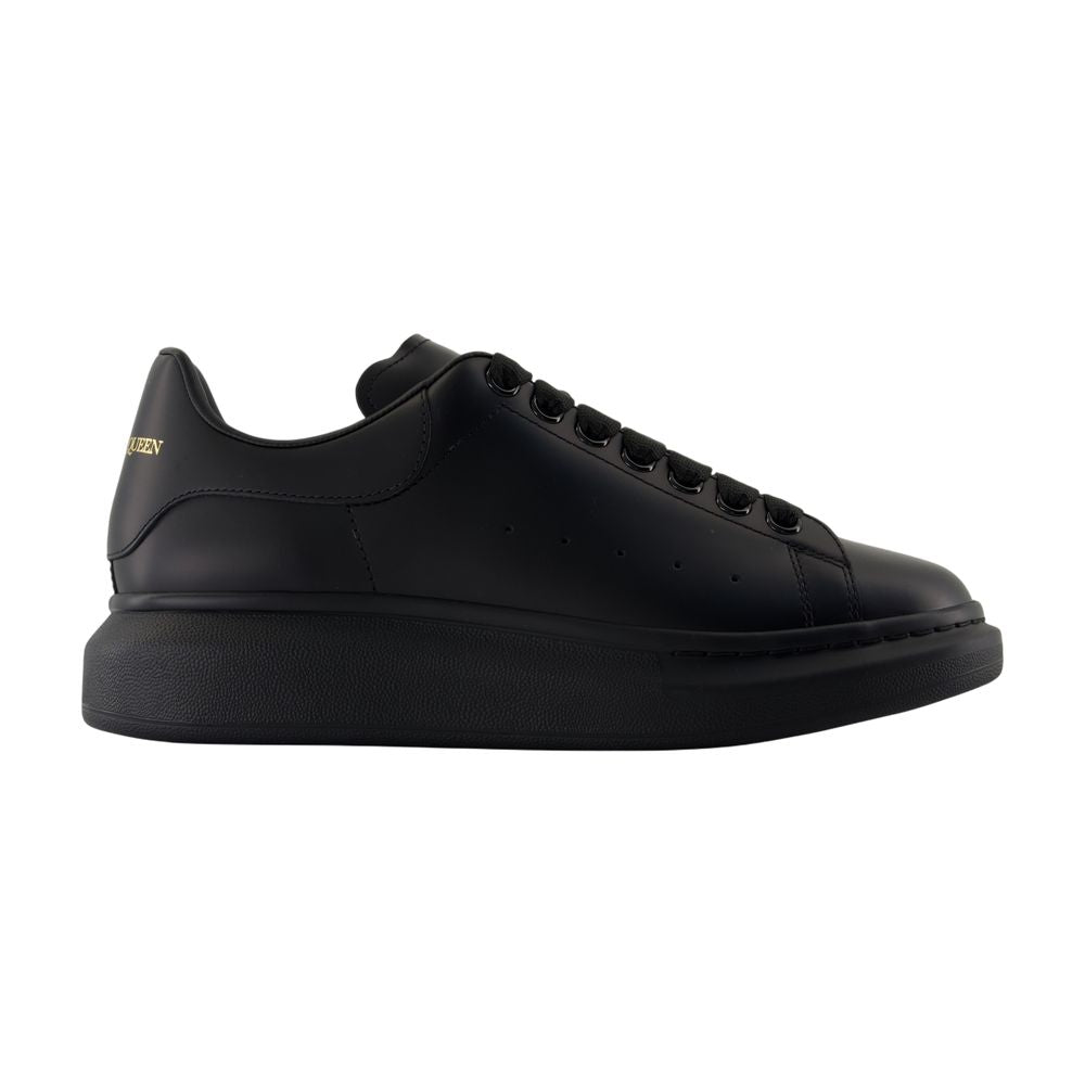 Women's Oversize Sneakers - Alexander McQueen - Leather - Black
