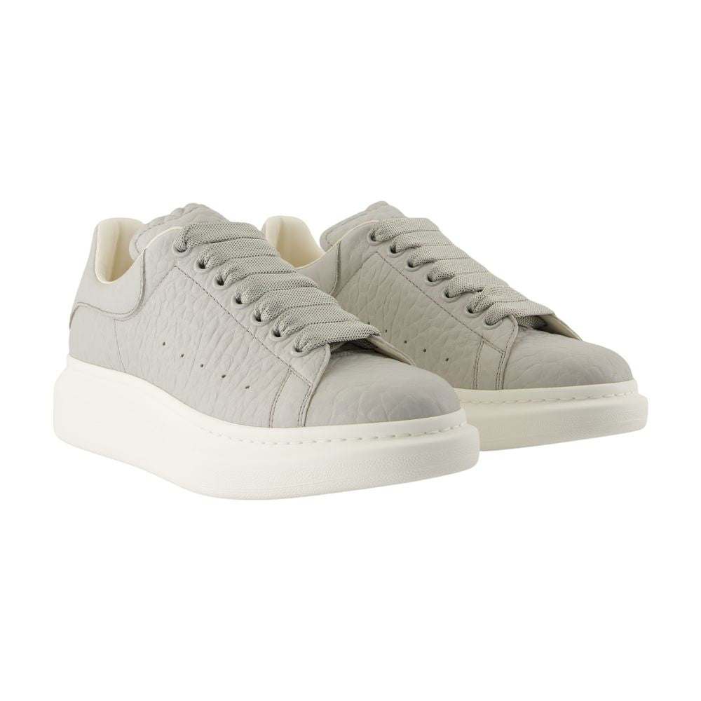Women's Oversized Sneakers - Alexander McQueen - Leather - Grey