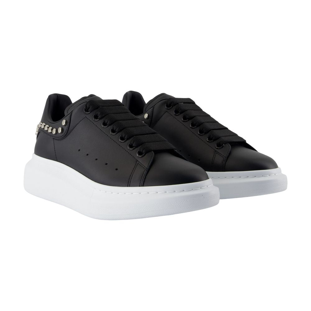 Women's Oversize Sneakers - Alexander McQueen - Leather - Black