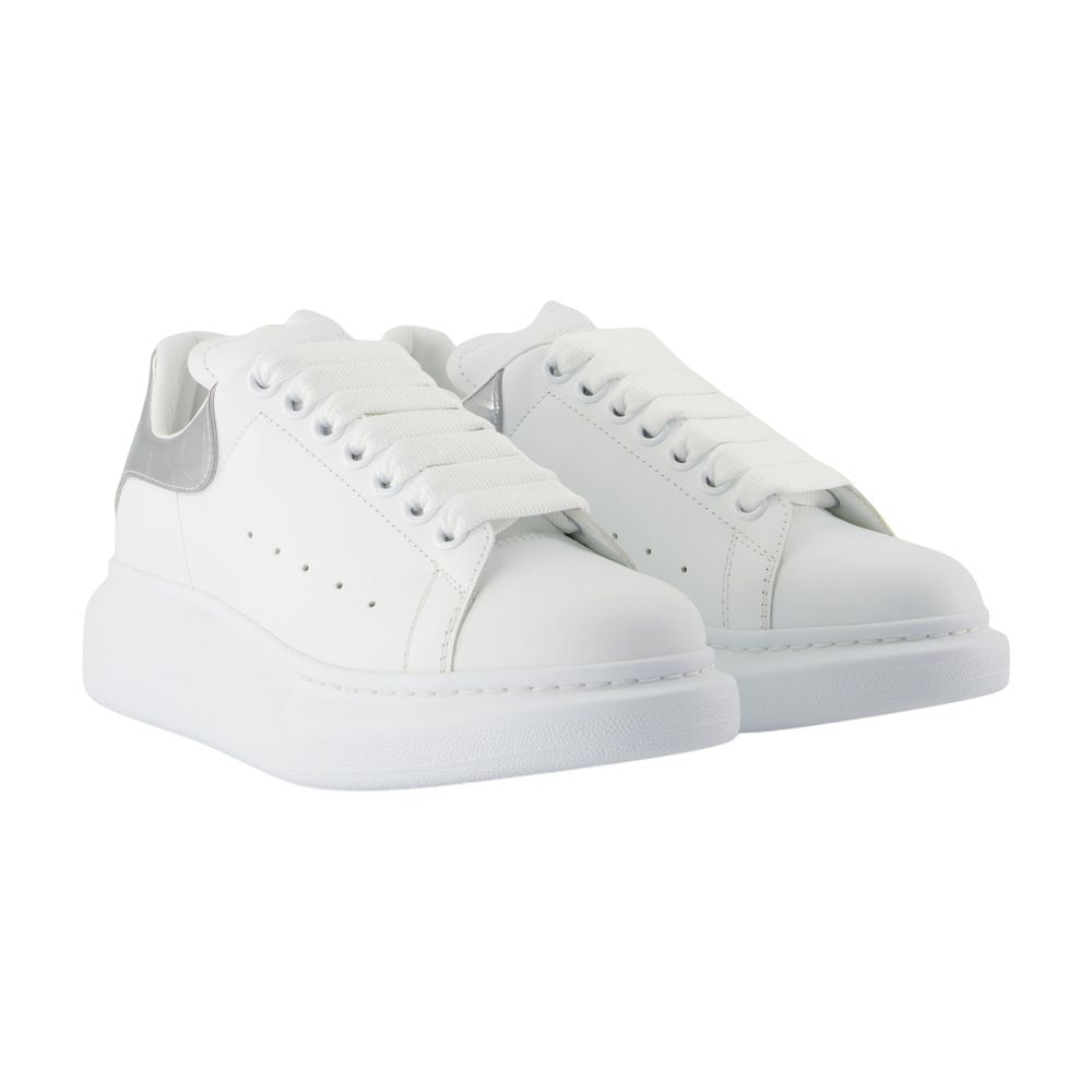 Women's Oversized Sneakers - Alexander McQueen - Leather - White
