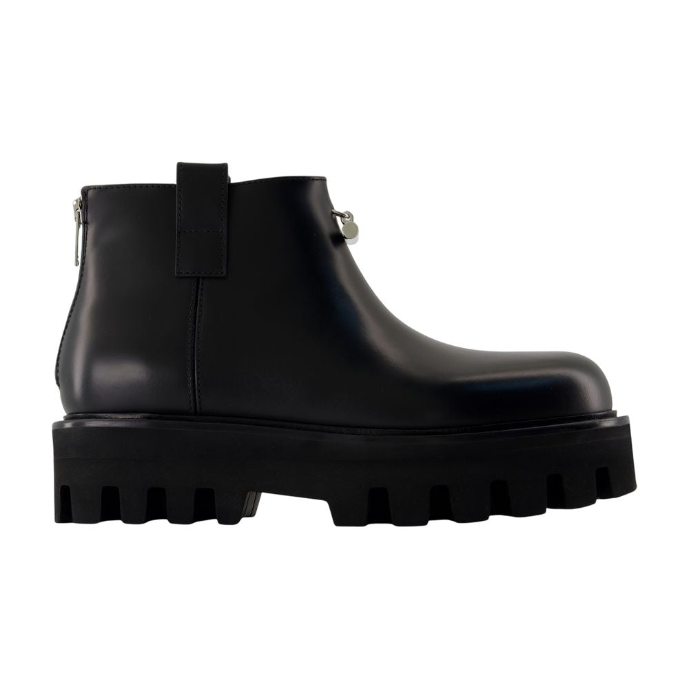 Women's Ankle Boots - Alexander McQueen - Leather - Black